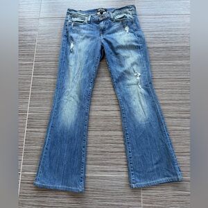 Lucky Brand Flare Blue Jeans Size 14/32